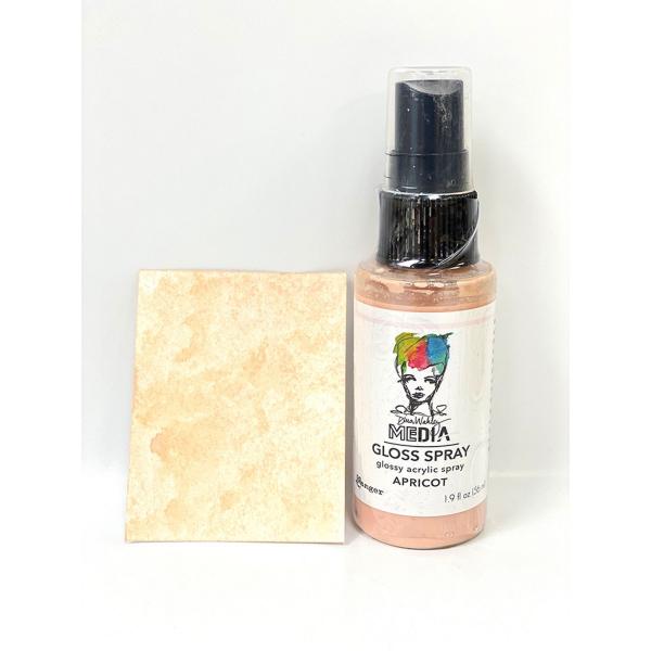 Ranger - Acrylfarbe "apricot" Media Gloss Spray 56ml by Dina Wakley