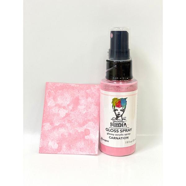 Ranger - Acrylfarbe "carnation" Media Gloss Spray 56ml by Dina Wakley