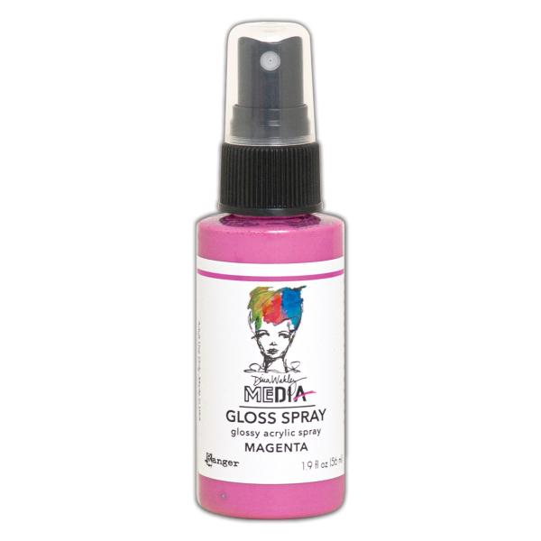 Ranger - Acrylfarbe "Magenta" Media Gloss Spray 56ml by Dina Wakley