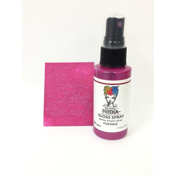 Ranger - Acrylfarbe "Fuchsia" Media Gloss Spray 56ml by Dina Wakley