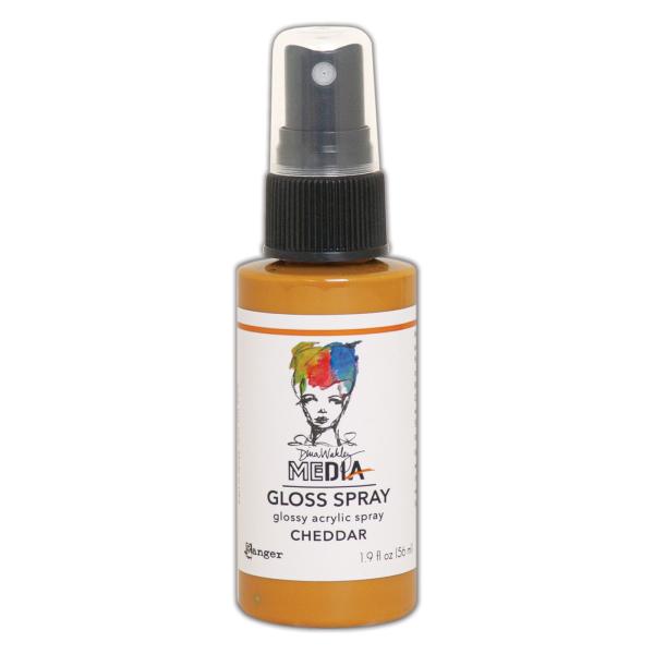 Ranger - Acrylfarbe "Cheddar" Media Gloss Spray 56ml by Dina Wakley