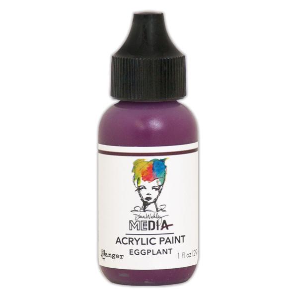 Ranger - Acrylfarbe "Eggplant" Media Acrylic Paint 29ml by Dina Wakley