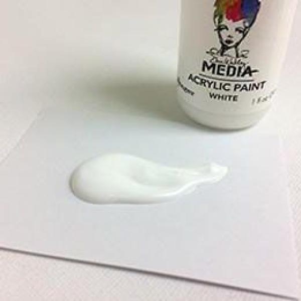 Ranger - Acrylfarbe "White" Media Acrylic Paint 29ml by Dina Wakley