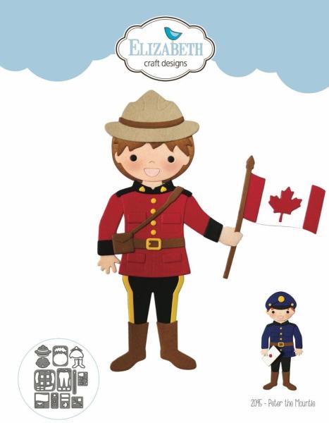 Elizabeth Craft Designs - Stanzschalone "Peter the Mountie" Dies