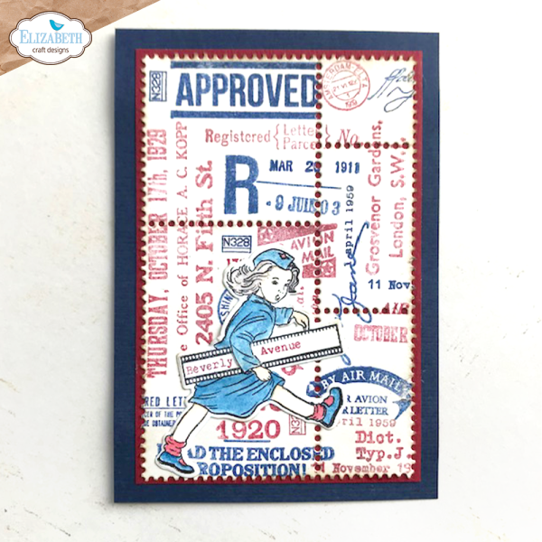 Elizabeth Craft Designs - Stempelset "Correspondence from the Past 1" Clear Stamps