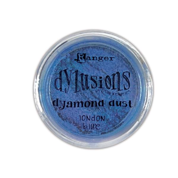 Ranger - Pigmentpulver "London Blue" Dylusions Dyamond Dust by Dyan Reaveley