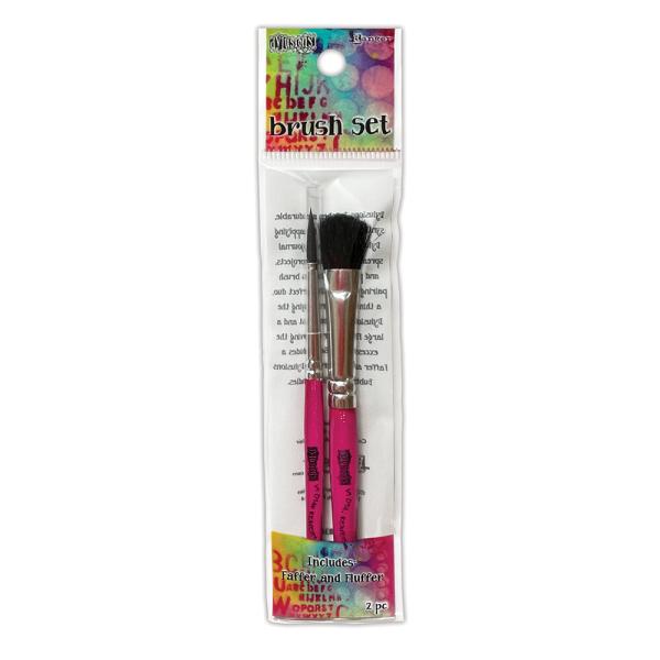 Ranger - Synthetikpinsel "Brush Set Faffer & Fluffer" Dylusions Dyamond by Dyan Reaveley