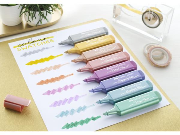 Faber Castell - Textmarker "Metallic/Pastel/Neon" 16 Textliner Deskset