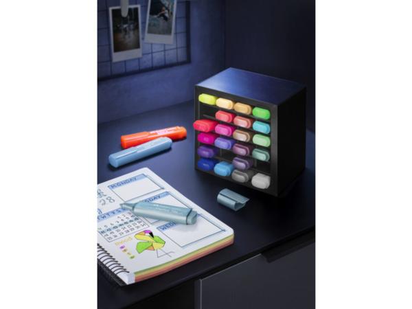 Faber Castell - Textmarker "Metallic/Pastel/Neon" 24 Textliner Deskset