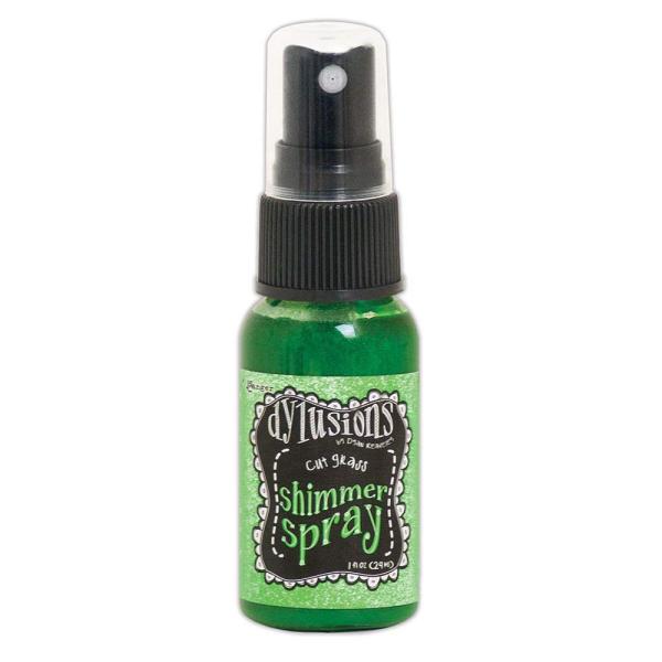 Ranger Ink - Dylusions Shimmer Spray 29ml "Cut Grass" Design by Dylan Reaveley