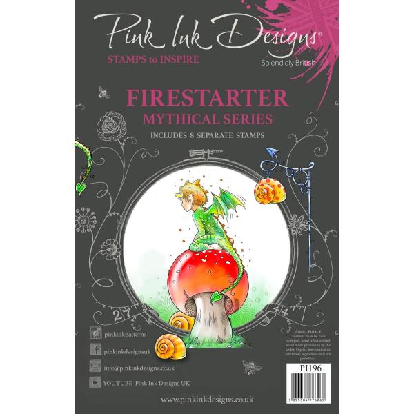 Pink Ink Designs - Stempelset "Firestarter" Clear Stamps