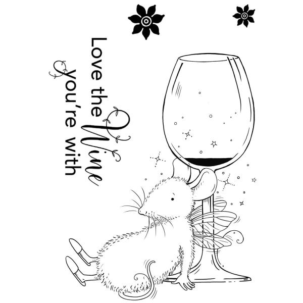 Pink Ink Designs - Stempelset "Tipsy Mouse" Clear Stamps