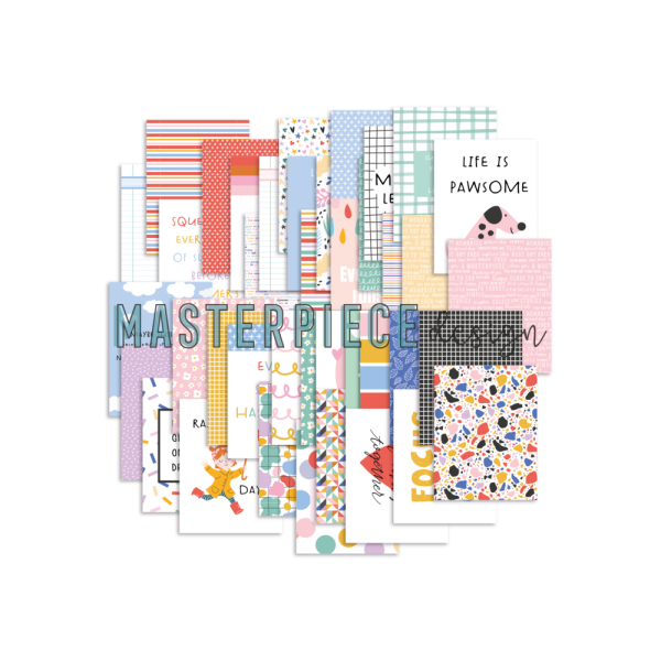 Masterpiece Design - Pocket Karten "4 Seasons" Page Cards 3x4 Inch - 20 Stück