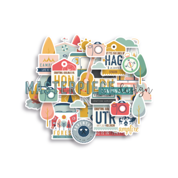 Masterpiece Design - Stanzteile "Summer Things" Die Cuts Travel