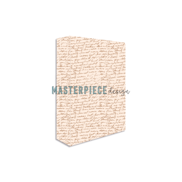 Masterpiece Design - Memory Planner Album 6x8 Inch "Pink Text"