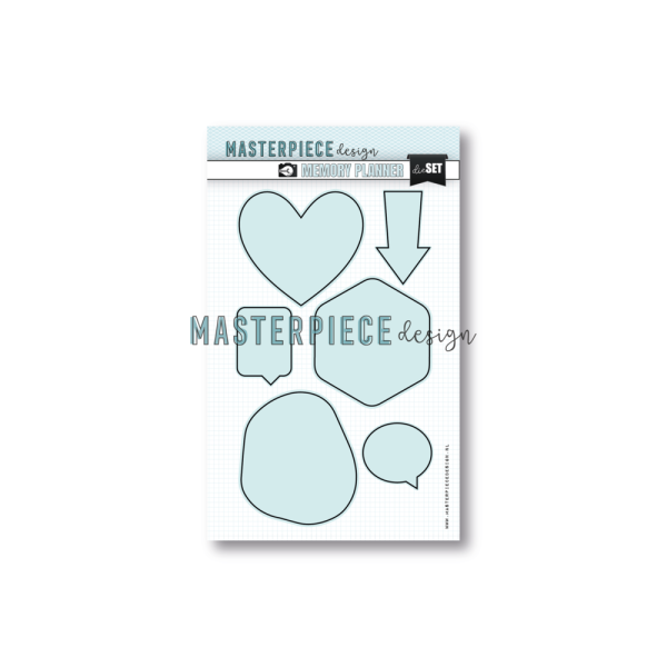 Masterpiece Design - Stanzschablone "Simple Shapes" Memory Planner Dies 