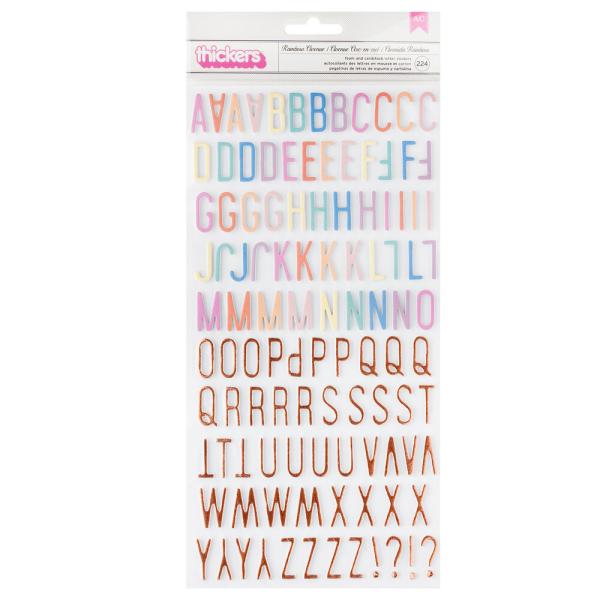 American Crafts - Aufkleber "Rose Gold Foil" Sticker