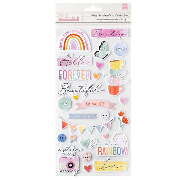 American Crafts - Aufkleber "Sending Love" Sticker