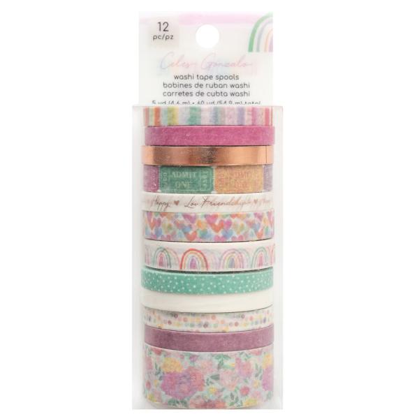 American Crafts - Decorative Tape "Rainbow Avenue" Washi Tape