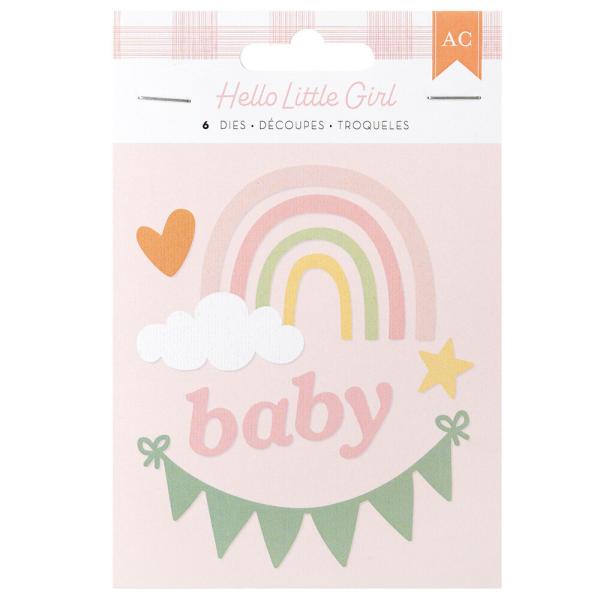 American Crafts - Stanzschablone "Hello Little Girl" Dies