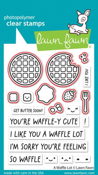 Lawn Fawn - Stanzschablone "A Waffle Lot Lawn" Dies