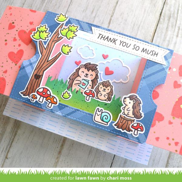 Lawn Fawn - Stempelset "Porcu-pine for You" Clear Stamp Add-On