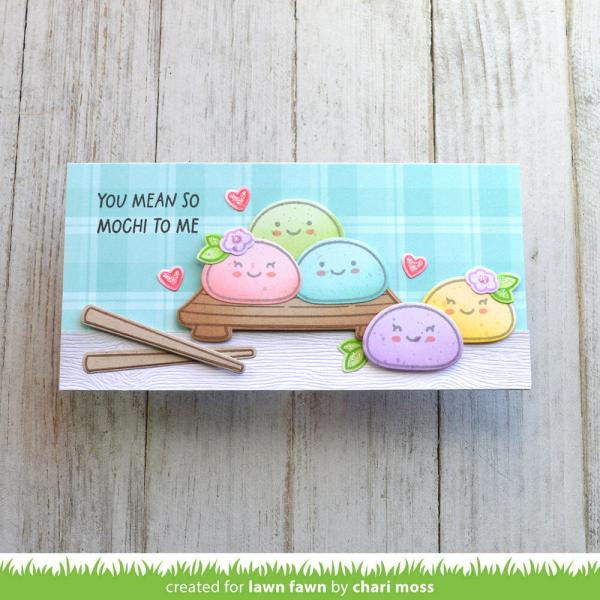 Lawn Fawn - Stempelset "You Mean So Mochi" Clear Stamps