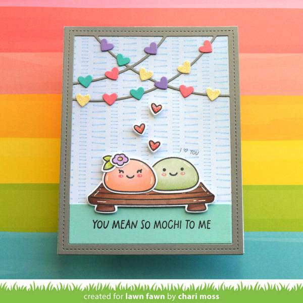 Lawn Fawn - Stempelset "You Mean So Mochi" Clear Stamps