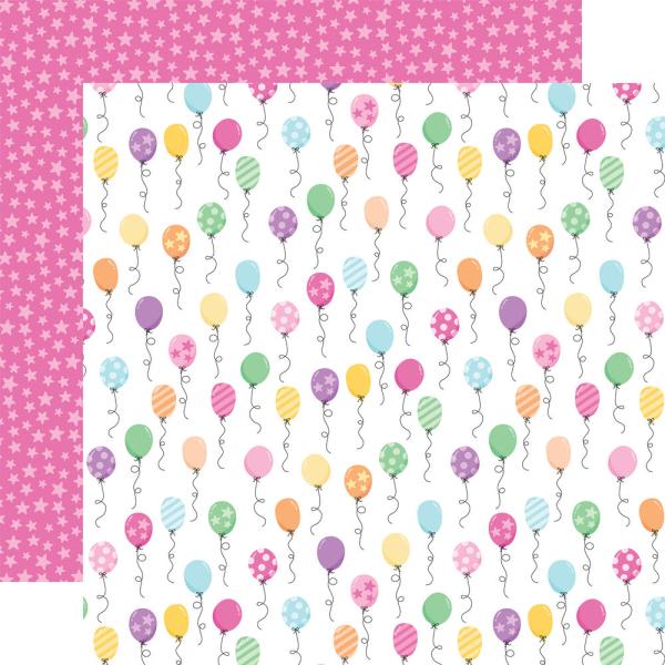 Echo Park - Designpapier "Make A Wish Birthday Girl" Collection Kit 12x12 Inch - 12 Bogen