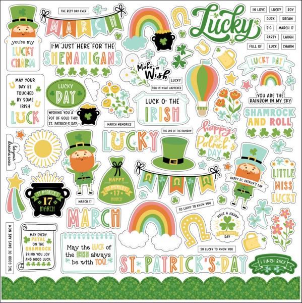 Echo Park - Designpapier "Happy St. Patrick's Day" Collection Kit 12x12 Inch - 12 Bogen