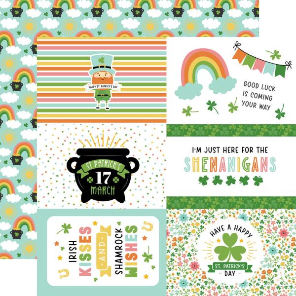 Echo Park - Designpapier "Happy St. Patrick's Day" Paper Pack 6x6 Inch - 24 Bogen