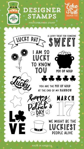 Echo Park - Stempelset "Pot Of Gold" Clear Stamps