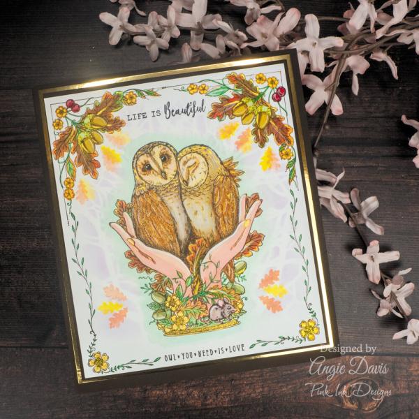 Pink Ink Designs - Stempelset "An Owl In The Hand" Clear Stamps