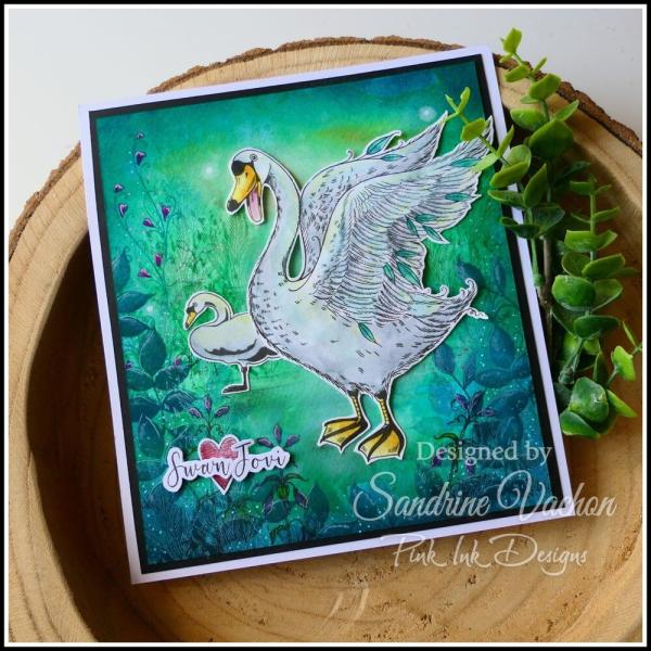 Pink Ink Designs - Stempelset "Swan Jovi" Clear Stamps