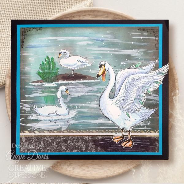 Pink Ink Designs - Stempelset "Swan Jovi" Clear Stamps