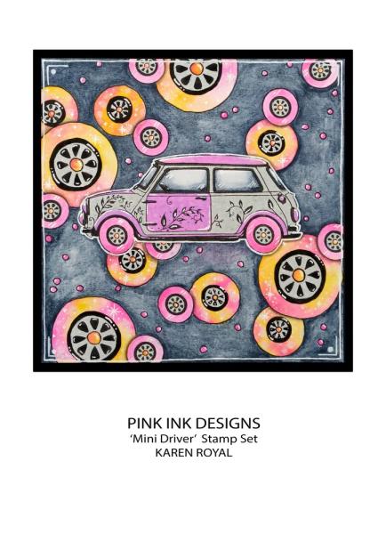 Pink Ink Designs - Stempelset "Mini Driver" Clear Stamps