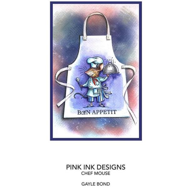 Pink Ink Designs - Stempelset "Chef Mouse" Clear Stamps