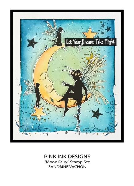 Pink Ink Designs - Stempelset "Moon Fairy" Clear Stamps