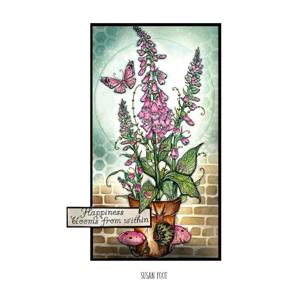 Pink Ink Designs - Stempelset "Flourishing Foxglove" Clear Stamps