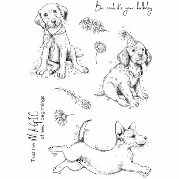 Pink Ink Designs - Stempelset "Puppy" Clear Stamps