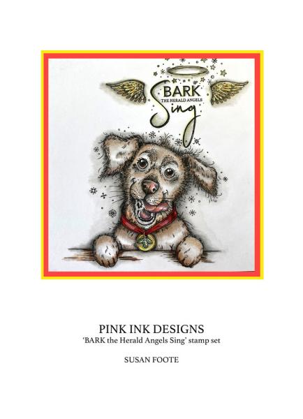 Pink Ink Designs - Stempelset "Bark The Herald Angels Sing" Clear Stamps