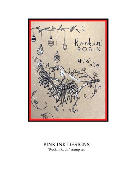 Pink Ink Designs - Stempelset "Rockin Robin" Clear Stamps