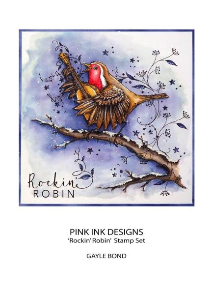 Pink Ink Designs - Stempelset "Rockin Robin" Clear Stamps