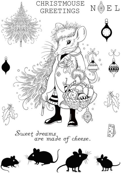 Pink Ink Designs - Stempelset "Mouserella" Clear Stamps