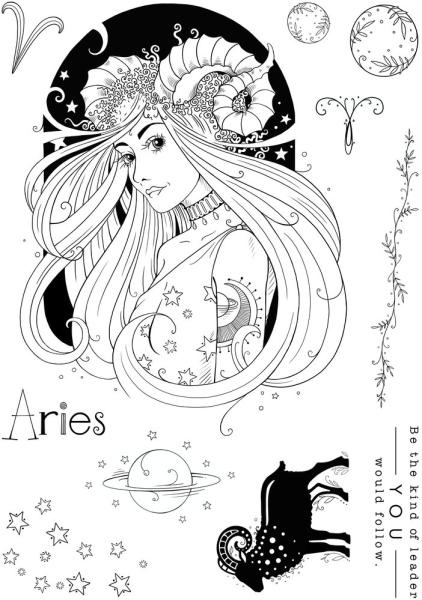 Pink Ink Designs - Stempelset "Aries "Trailblazer" Clear Stamps