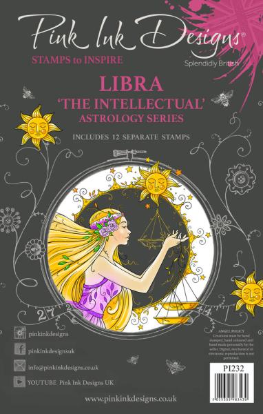 Pink Ink Designs - Stempelset "Libra "The Intellectual" Clear Stamps