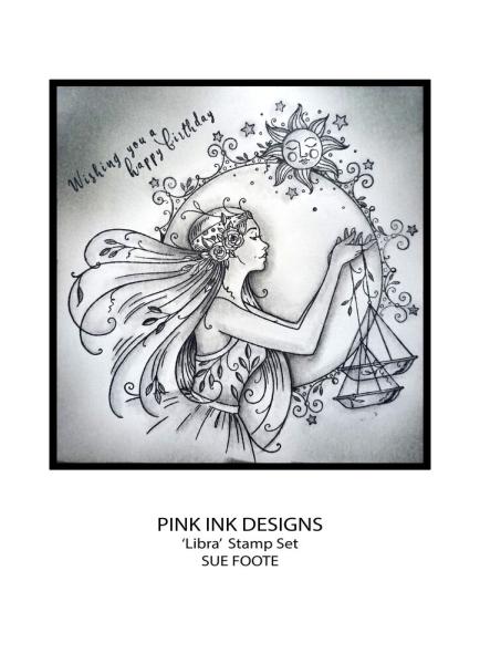 Pink Ink Designs - Stempelset "Libra "The Intellectual" Clear Stamps