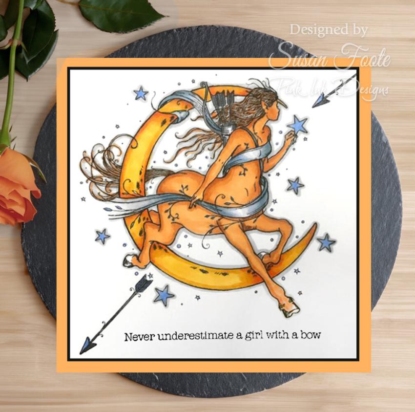 Pink Ink Designs - Stempelset "Sagittarius "Knowledge Seeker" Clear Stamps