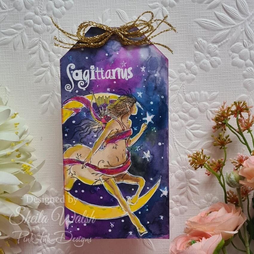 Pink Ink Designs - Stempelset "Sagittarius "Knowledge Seeker" Clear Stamps