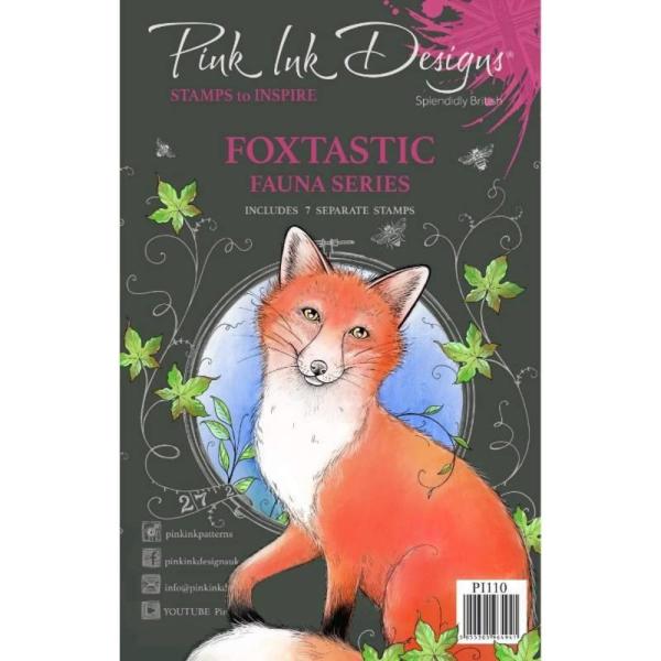 Pink Ink Designs - Stempelset "Foxtastic" Clear Stamps